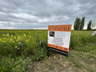 Terrain a batir a vendre Proyart 80340 Somme 924 m2  40000 euros