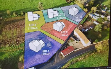 Terrain a batir a vendre Sainte-Croix-sur-Mer 14480 Calvados 1024 m2  126900 euros
