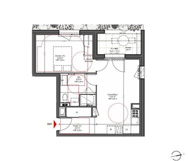 Appartement a vendre Chartres-de-Bretagne 35131 Ille-et-Vilaine 41 m2 2 pièces 199600 euros
