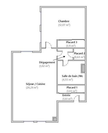 Appartement a vendre Rouen 76000 Seine-Maritime 48 m2  136500 euros