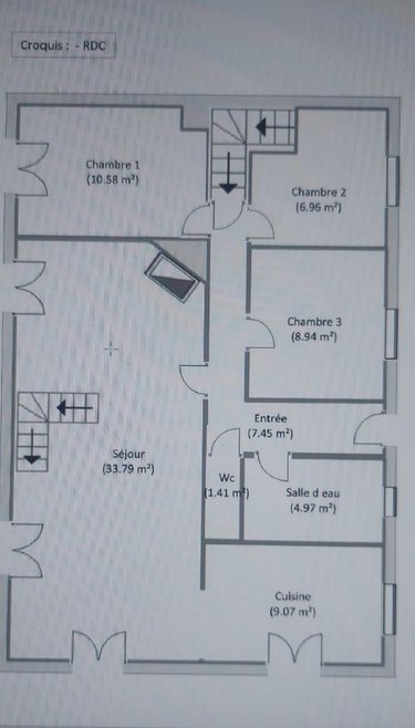 Maison a vendre Fort-Mahon-Plage 80120 Somme 133 m2 7 pièces 242650 euros