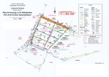 Terrain a batir a vendre Écuillé 49460 Maine-et-Loire 608 m2  73360 euros