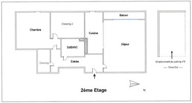Appartement a vendre Angers 49000 Maine-et-Loire 58 m2 2 pièces 220500 euros