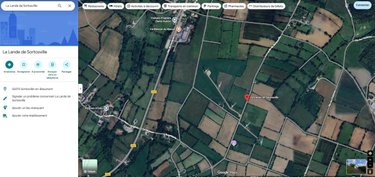 Terrains de loisirs bois etangs a vendre Sortosville-en-Beaumont 50270 Manche 1000 m2  8900 euros