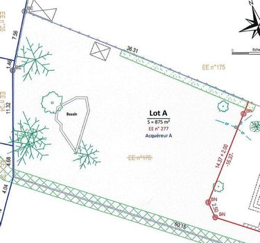 Terrain a batir a vendre Vannes 56000 Morbihan 875 m2  402806 euros