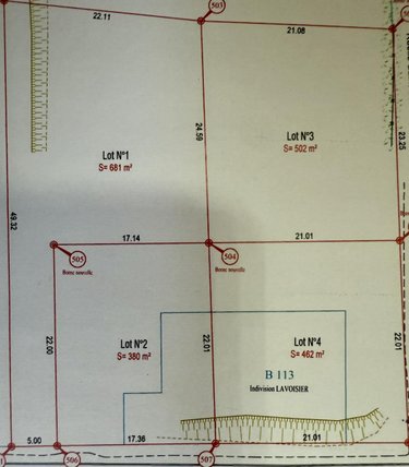Terrain a batir a vendre Hédauville 80560 Somme 380 m2  21000 euros