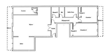 Appartement a vendre Paris 18e arrondissement 75018 Paris 90 m2 4 pièces 590000 euros