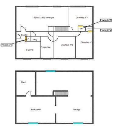 Maison a vendre Brionne 27800 Eure 81 m2 4 pièces 139000 euros