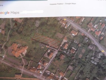 Terrain a batir a vendre Masnières 59241 Nord 1969 m2  74800 euros