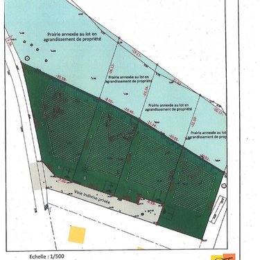 Terrain a batir a vendre Plobannalec-Lesconil 29740 Finistère 1087 m2  63600 euros