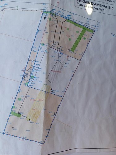 Terrain a batir a vendre Changé 72560 Sarthe 1071 m2  152500 euros