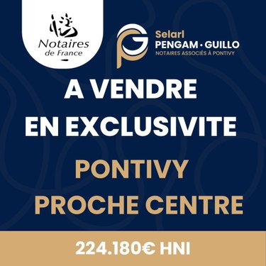 Maison a vendre Pontivy 56300 Morbihan 138 m2 6 pièces 224180 euros