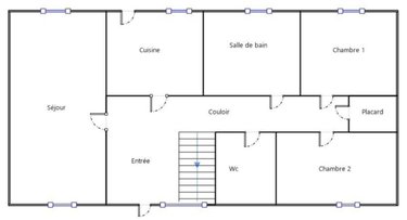 Maison a vendre Angers 49000 Maine-et-Loire 73 m2 3 pièces 262500 euros