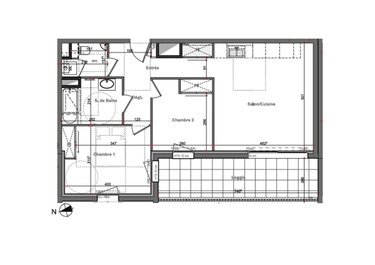 Appartement a vendre Pacé 35740 Ille-et-Vilaine 63 m2  365000 euros