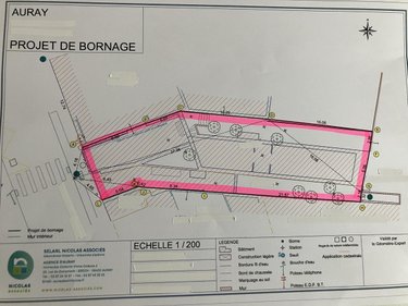 Terrain a batir a vendre Auray 56400 Morbihan 373 m2  450640 euros
