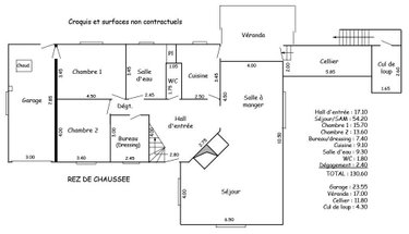Maison a vendre Villemandeur 45700 Loiret 157 m2 6 pièces 230000 euros