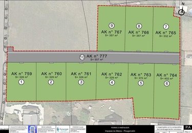 Terrain a batir a vendre Plougonvelin 29217 Finistère 357 m2  79000 euros