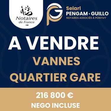 Appartement a vendre Vannes 56000 Morbihan 67 m2 3 pièces 216800 euros