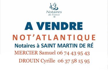 Terrain a batir a vendre Sainte-Marie-de-Ré 17740 Charente-Maritime 797 m2  622000 euros