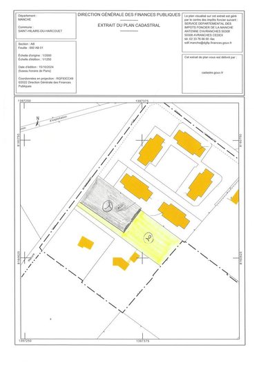 Terrain a batir a vendre Saint-Hilaire-du-Harcouët 50600 Manche 4180 m2  26950 euros