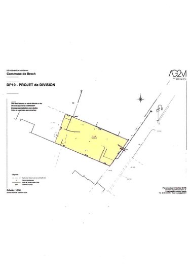 Terrain a batir a vendre Brech 56400 Morbihan 394 m2  131000 euros