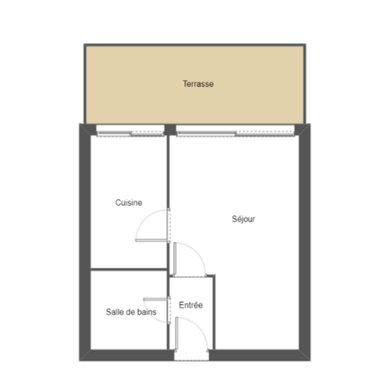 Appartement a vendre Bastia 20200 Haute-Corse 31 m2 1 pièce 89600 euros