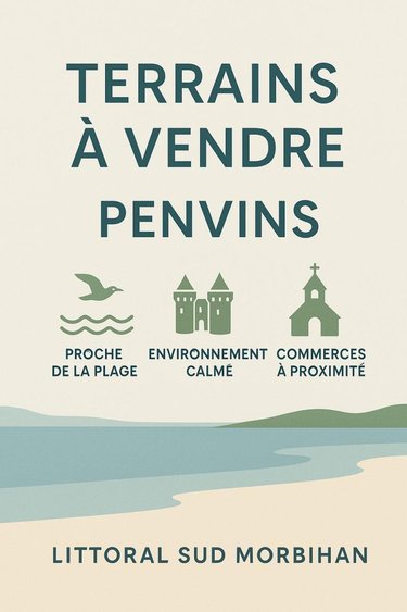 Terrain a batir a vendre Sarzeau 56370 Morbihan 626 m2  239000 euros