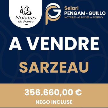 Maison a vendre Sarzeau 56370 Morbihan 98 m2 4 pièces 356660 euros