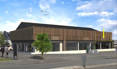 Location fonds et murs commerciaux Lannion 22300 Côtes-d'Armor 170 m2  2450 euros