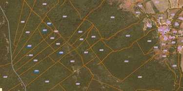 Terrains de loisirs bois etangs a vendre Liausson 34800 Hérault 117370 m2  42500 euros