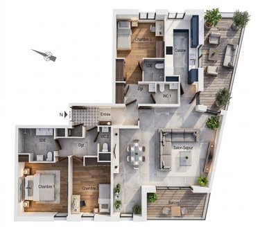 Appartement a vendre Rouen 76000 Seine-Maritime 109 m2 5 pièces 482080 euros