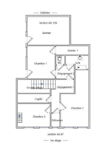 Maison a vendre Sceaux-du-Gâtinais 45490 Loiret 150 m2  95600 euros