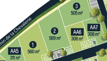 Terrain a batir a vendre Feneu 49460 Maine-et-Loire 589 m2  95000 euros