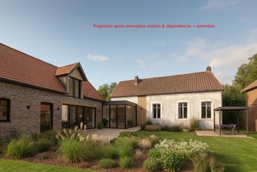 Maison a vendre Marquion 62860 Pas-de-Calais 107 m2 5 pièces 120000 euros