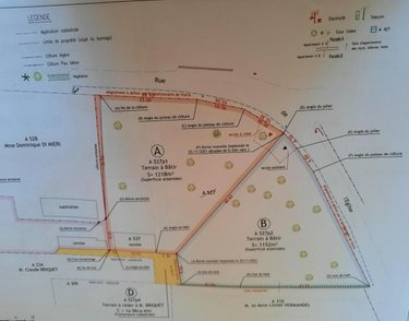 Terrain a batir a vendre Le Bec-Thomas 27370 Eure 1152 m2  55000 euros