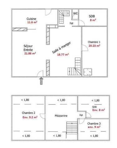 Maison a vendre Gondreville 45490 Loiret 115 m2 5 pièces 215200 euros