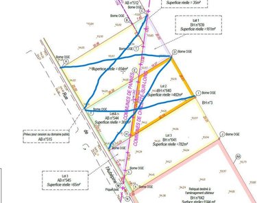 Terrain a batir a vendre Châlette-sur-Loing 45120 Loiret 848 m2  56000 euros
