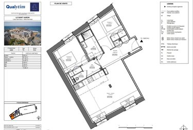 Appartement a vendre Saint-Malo 35400 Ille-et-Vilaine 73 m2 3 pièces
