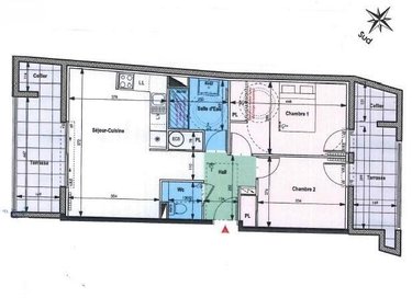 Appartement a vendre Clermont-l'Hérault 34800 Hérault 57 m2 3 pièces 222600 euros