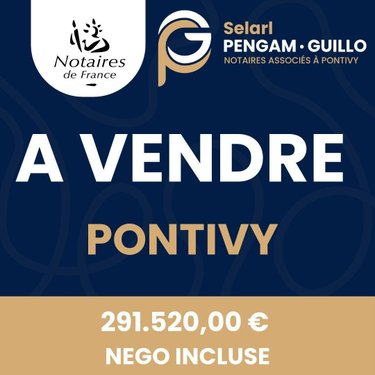 Maison a vendre Pontivy 56300 Morbihan 220 m2 7 pièces 291520 euros