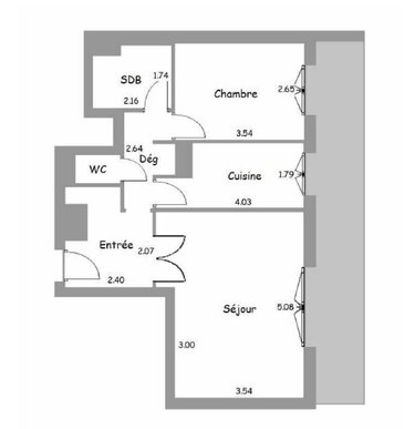 Appartement a vendre Paris 15e arrondissement 75015 Paris 48 m2 2 pièces 454000 euros