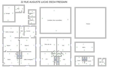 Maison a vendre Fressain 59234 Nord 172 m2 10 pièces 158250 euros