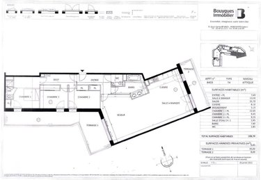 Location appartement Nantes 44000 Loire-Atlantique 108 m2 4 pièces 1843 euros
