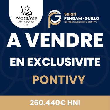 Maison a vendre Pontivy 56300 Morbihan 129 m2 4 pièces 260440 euros