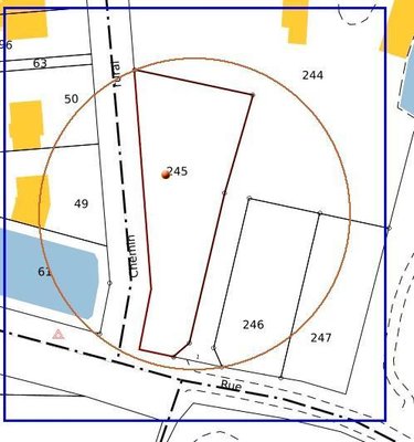 Terrain a batir a vendre Mozé-sur-Louet 49610 Maine-et-Loire 1217 m2  129900 euros