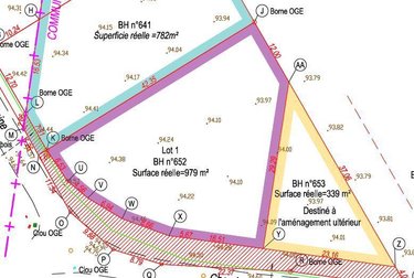 Terrain a batir a vendre Châlette-sur-Loing 45120 Loiret 848 m2  56000 euros