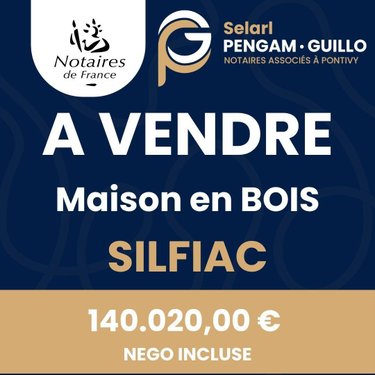 Maison a vendre Silfiac 56480 Morbihan 112 m2 4 pièces 140020 euros