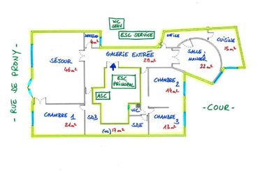Appartement a vendre Paris 17e arrondissement 75017 Paris 192 m2 6 pièces 2030000 euros
