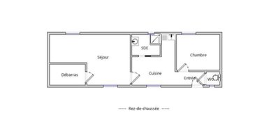 Maison a vendre Amilly 45200 Loiret 47 m2 2 pièces 55000 euros