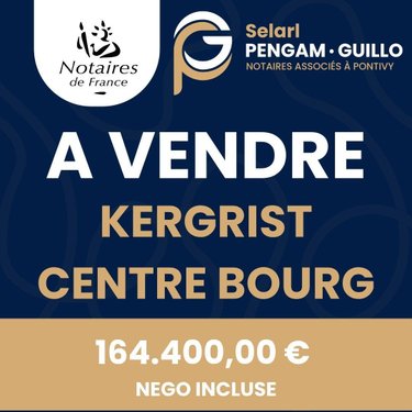 Maison a vendre Kergrist 56300 Morbihan 132 m2 5 pièces 164400 euros
